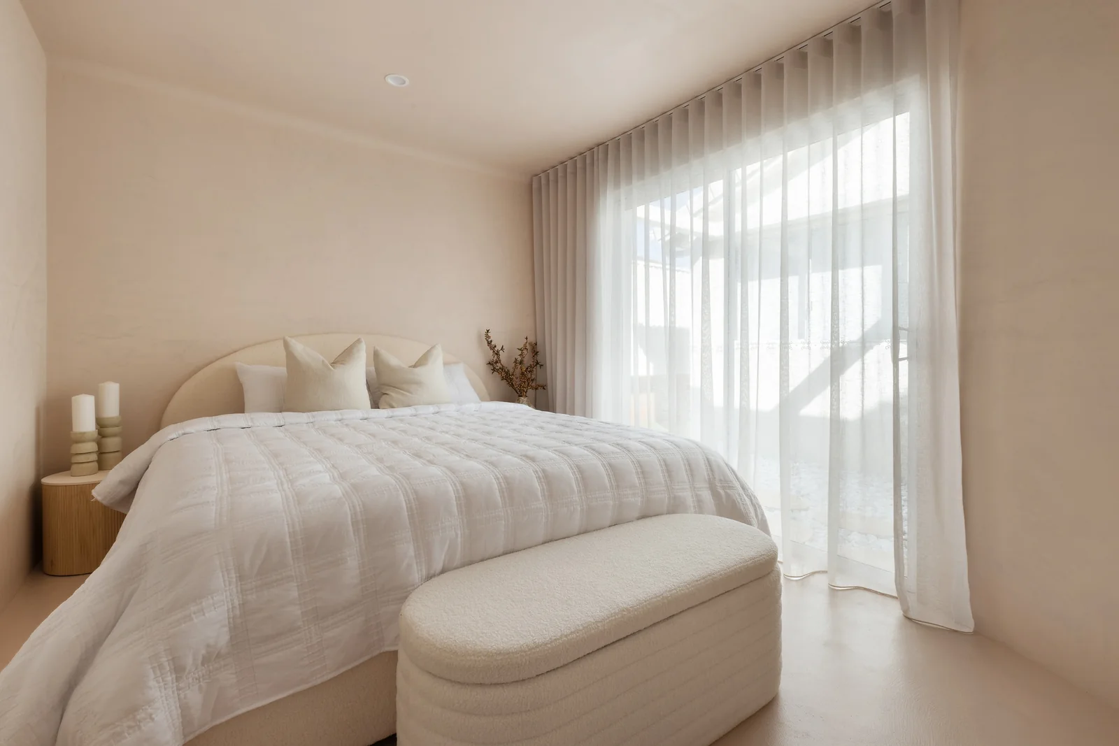 Principal Suite. Queen bedroom of a Gold Coast residence by SunnyDay Development.