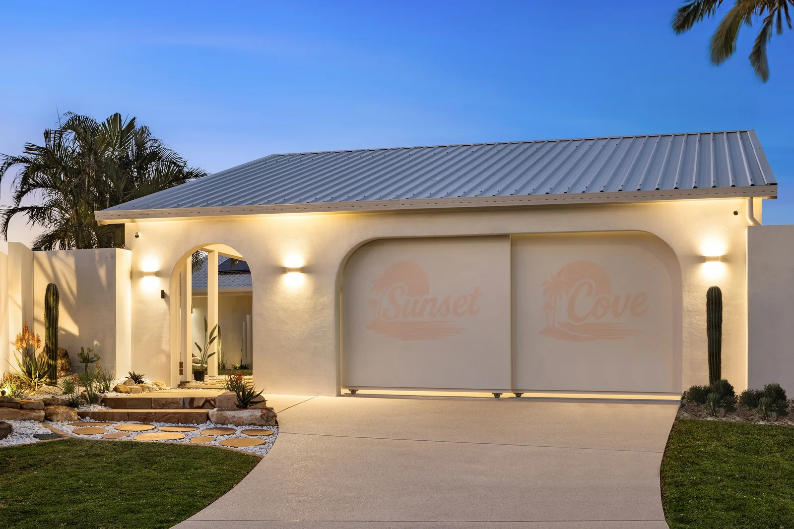 Street Elevation. Carport of a Gold Coast residence by SunnyDay Development.